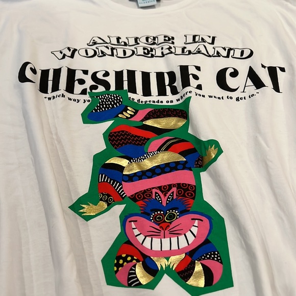 Beloved Cheshire Cat from Alice and Wonderland Disney tee. Zara - Picture 4 of 5